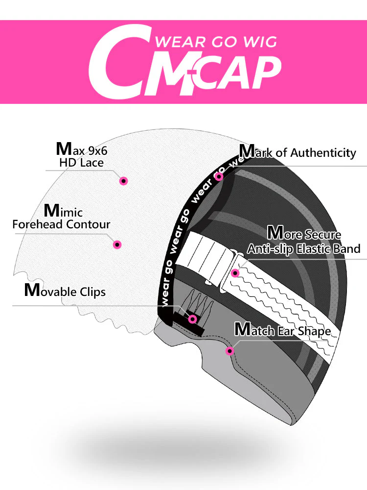 CurlyMe Mocha Mousse Color Layered Cut Face Framing Body Wave Pre-Cut Lace Wear Go Wig - Image 8