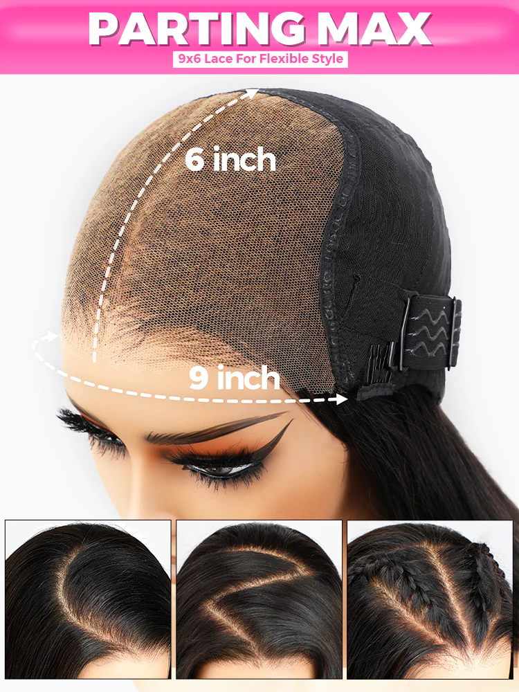 CurlyMe Mocha Mousse Color Layered Cut Face Framing Body Wave Pre-Cut Lace Wear Go Wig - Image 7