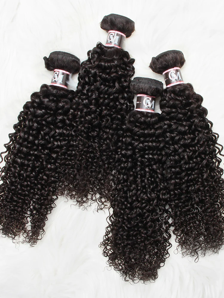 Kinky Curly Natural Black Hair Bundles 1/3/4Pcs | Hair Extensions - Image 5