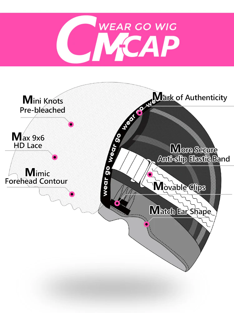 CurlyMe Pre-cut 9x6 HD Lace M-cap Wear Go Glueless Mini Knots Kinky Curly Hair Bob Wig Pre-plucked - Image 12