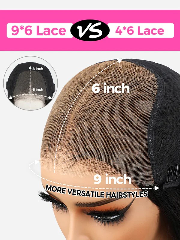 CurlyMe Pre-cut 9x6 Lace M-cap Wear Go Glueless Mini Knots Water Wave Highlight Wig Pre-plucked - Image 7