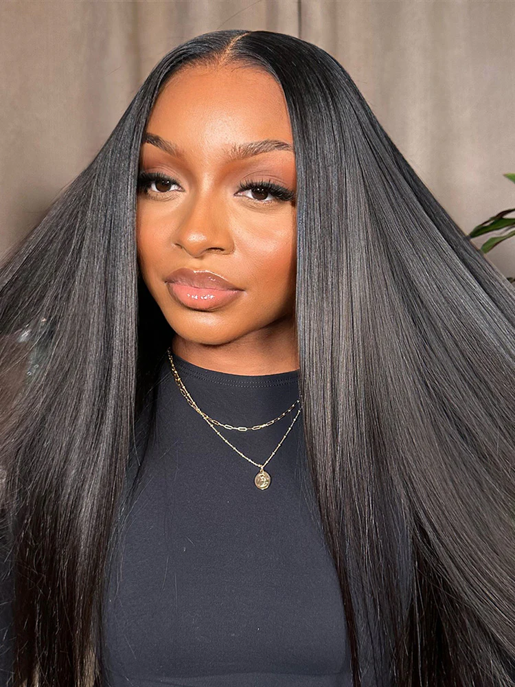 CurlyMe 9x6 HD Lace M-cap Wear Go Glueless Mini Knots Straight Hair Pre-cut Lace Front Wig Pre-plucked - Image 10
