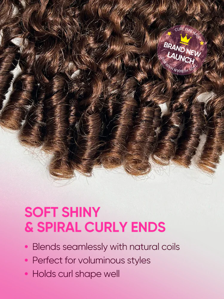CurlyMe Mocha Mousse Color Burmese Curly Human Hair 7x5 Pre-Cut Lace Wear Go Glueless Wig With Elastic Draw-string - Image 10