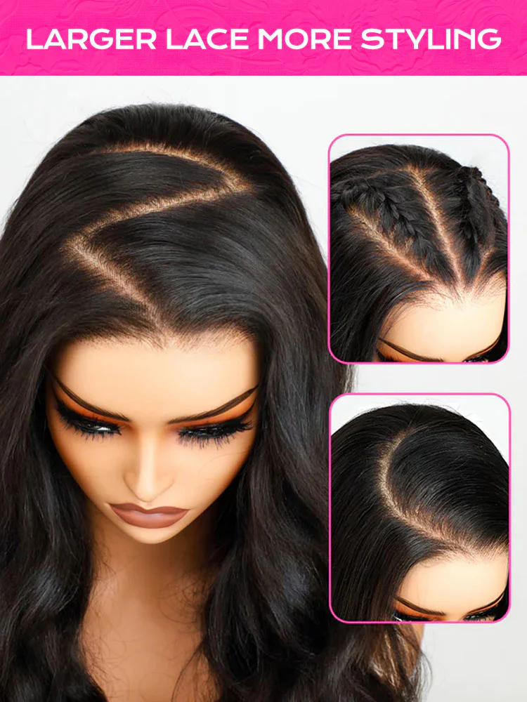CurlyMe Pre-bleached Kinky Curly 7x5 Pre-cut HD Lace Wear Go Glueless Wig - Image 12